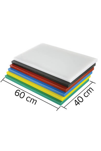 Türkay Polietilen Kesim Levhası 60X40x2cm Plastik Kırmızı Renk