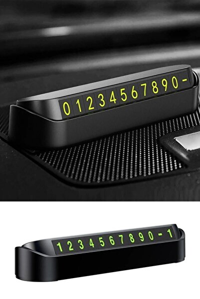 zeixpow Tüm Araçlara Uyumlu Araç Numaratör Araba Telefon Numaralık Parkmatik