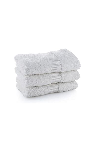 Bambum Home Bambum Cindy - 3-Piece Microcotton Hand Towel Ecru 30x50cm