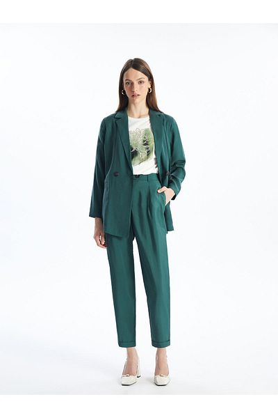 LC Waikiki Carrot Cut Women's Trousers with Elastic Waist