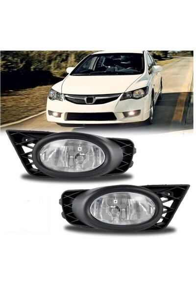 NS Nilser Auto Parts Honda Civic Sis Lambası Sağ Sol Set Kapaklı Ampullu 2009...