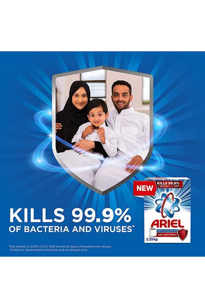 Ariel Semi Automatic Antibacterial Washing Powder 6.25 Kg