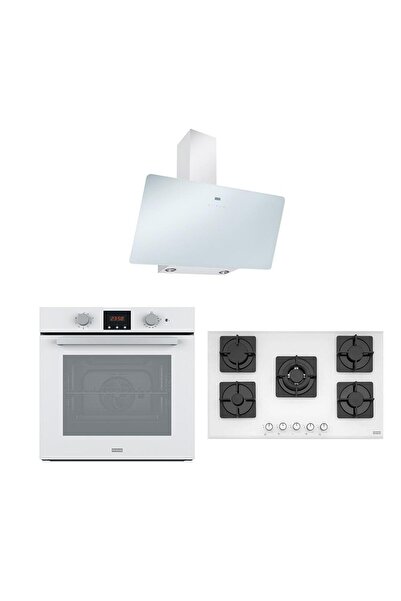 Franke Ankastre Set (FPJ 915 WH A DAVLUMBAZ - FHNS 905 WH OCAK - FSL 86 WH FIRIN)