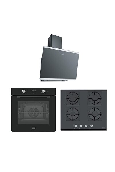 Franke Ankastre Set (FPJ 615 BK SS DAVLUMBAZ - FHNS 604 BK OCAK - FMA 86 BK FIRIN)