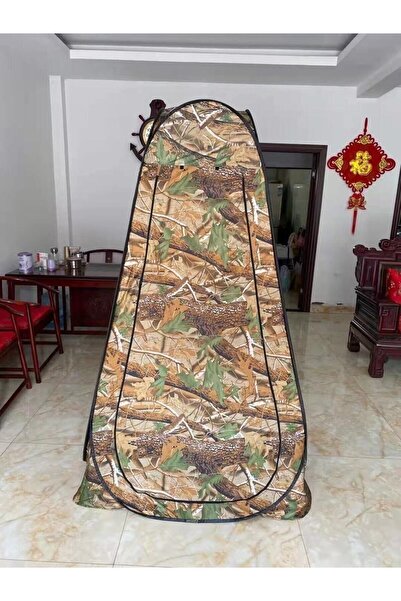 TAHTAKALE ONLİNE Kamp Alanı Giyinme Çadırı Wc Çadırı Duş Fotoğrafcı Prova Kabini Pencereli Model 190*120*120cm