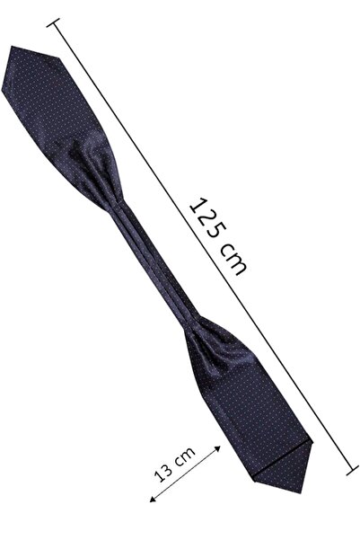 TMFASHİON Men's Ascot Scarf - Shawl Patterned, Self-Tied Neck Cover and Pocket Handkerchief Set