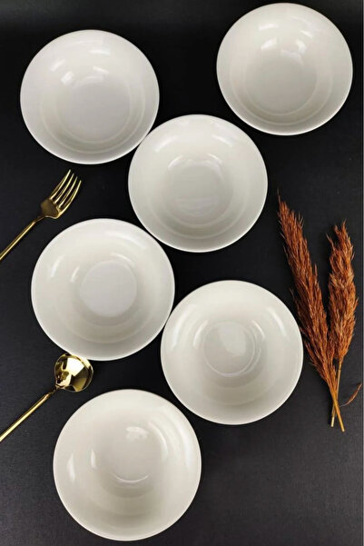 Veliday 6 Adet  Porselen Çorba Kase - Hotel Restaurant Cafe Porselen Çorba