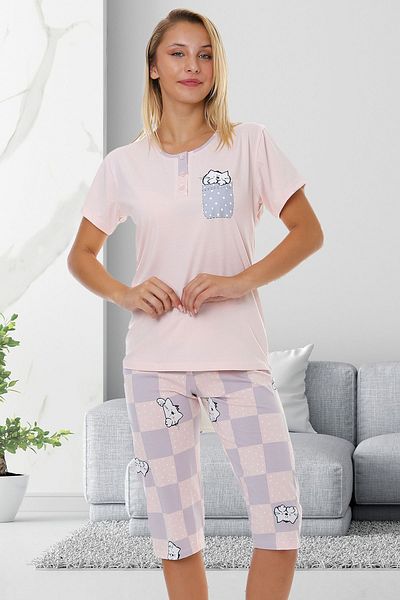 Bella Linda Set de pijamale din bumbac pentru femei