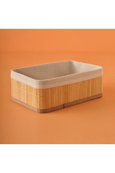 Bella Maison Κουτί Οργανωτής Μπαμπού Φυσικό Bres - 28X18X10 CM