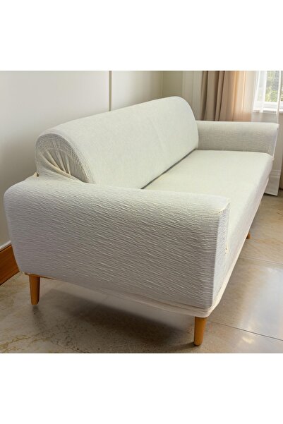 uzhanem 3+3+1+1 Streç Lastikli Esnek Yıkanabilir Pamuklu Jakarlı Koltuk Örtüsü Takımı Koltuk Kılıfı