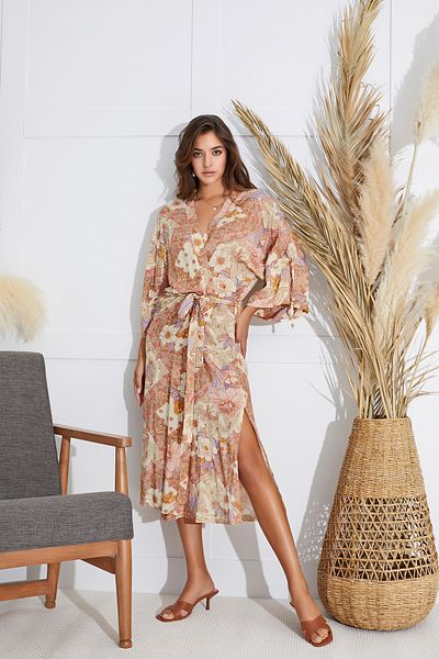 Sevim 15691 Model Long Kimono