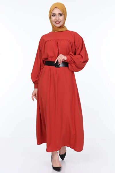 Jamila Φόρεμα με ζώνη-indigo