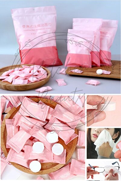 Kitchen Beauty 20 Adet Sıkılaştırılmış Kapsül Islak Mendil Havlu Taşınabilir Seyahat Mendili