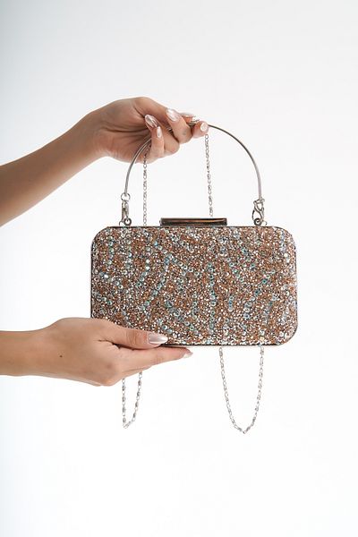 Moda Değirmeni Geantă de seară pentru femei Stoned Copper - BG1175-310-0012