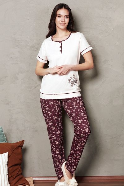 Bella Linda Set de pijamale din bumbac pentru femei