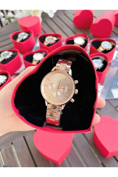 Bimodabu Stylish Design Women's Wristwatch - in Special Mini Heart Box