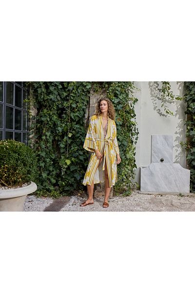 GİZZEY 21145 Model Long Kimono
