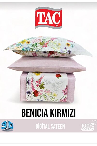 Taç TAÇ Saten çift kişilik nevresim takımı