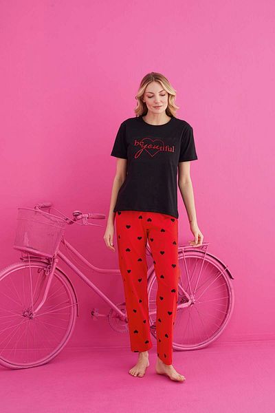 ELİTOL Set de pijamale din bumbac și lycra