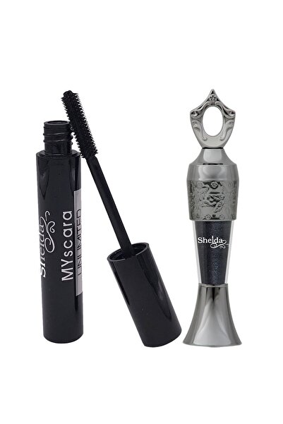 Sheida Myscara Ultimated Siyah + Kohl Powder Siyah Sürme (ikili Göz Makyaj Seti)