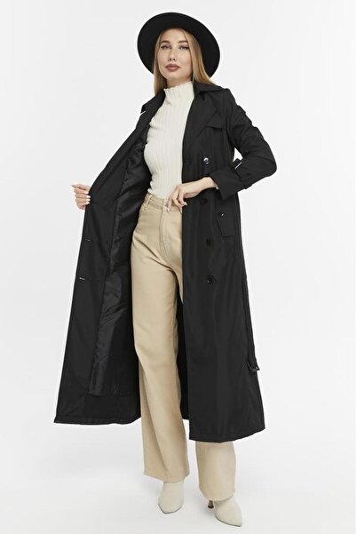Jamila Mevsimlik Uzun Boy Kadın Trençkot