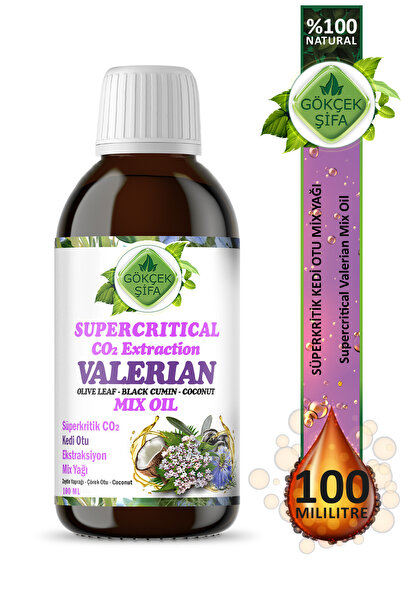 Gökçek Şifa Kedi Otu Süperkritik Mix Yağı 100 ml (VALERİAN SUPERCRİTİCAL MİX ...