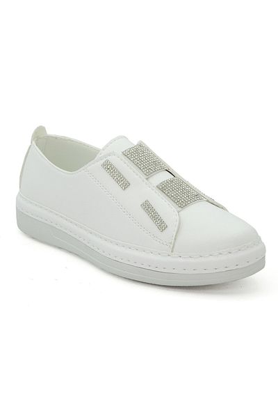 LETAO Marly Anatomical Leather Γυναικείο Sneaker - Fusped Comfort Sole, Elastic Casual Shoes