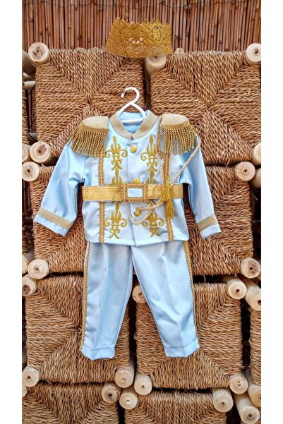 sara tasarım Erkek Çocuk Mevlüt Ve Sünnet Kıyafeti, Doğum Günü Kostümü, Prens...