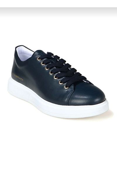 Hammer Jack 22095 Tenis casual pentru bărbați din piele naturală bleumarin