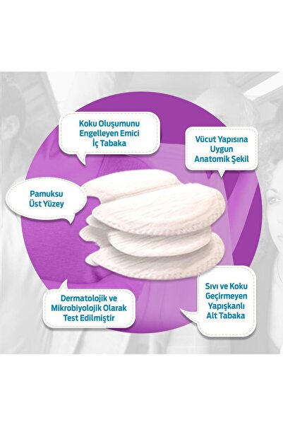KOLPED Koltuk Altı Pedi Ter Emici Yapraklar 112 Adet (2 PAKET)