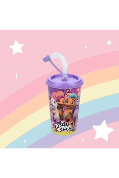 Cosiness My Little Pony Kapaklı Pipetli Bardak 400 ml.