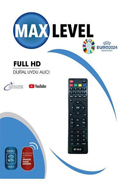 MAX LEVEL Maxlevel Çanaklı-çanaksız Uydu Alıcısı Dahili Wifi Full Hd Sınırsız Paketli Yetişkin Kanal