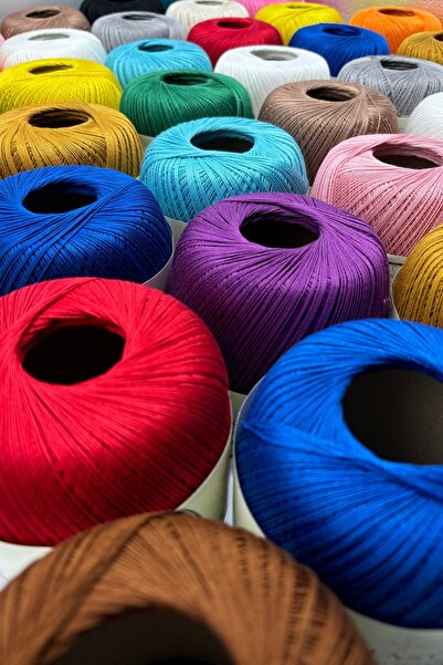 SENSY 100% قطن مرسيريزد - كلاسيك 10 حبل كروشيه، حبل دانتيل، قطن جيزا الذرة إكرو