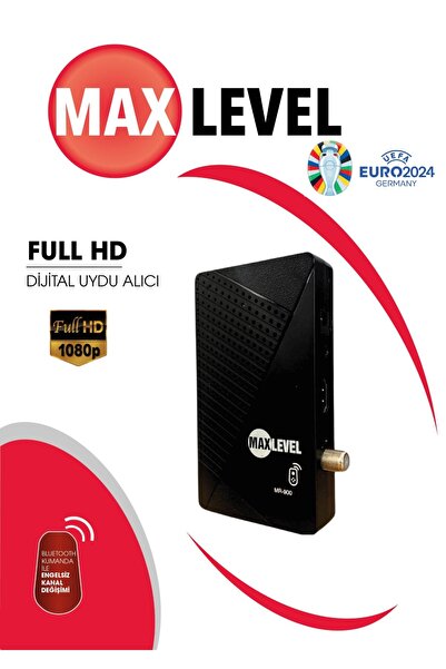MAX LEVEL Maxlevel Hd Uydu Alıcı Tgks'li Mpeg4 Hd Tak Kullan Bluetooth Kumandalı