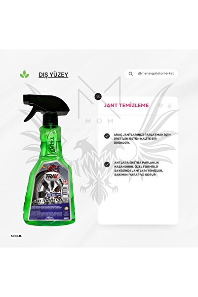 TRAX JANT TEMİZLEYİCİ 500 ML FİYAT PERFORMANS ÜRÜNÜ