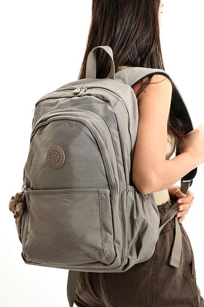 YOGII Loza Model Unisex - Αδιάβροχο τσαλακωμένο ύφασμα, πολλαπλών διαμερισμάτων, μεγάλο σακίδιο πλάτης VIP