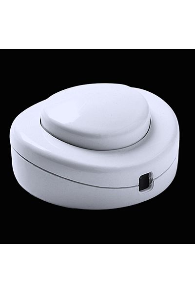 Tek-İş Intermediate Point Foot Floor Button Circuit Breaker Lamp Switch White