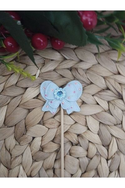 Deniz Party Store قوس حجري أزرق 16 سم - 10 أعواد أسنان طويلة