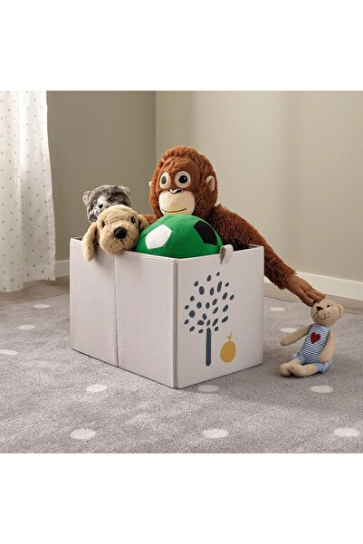 IKEA 2 Piece Kids Room Organizer Box Set 26X37X26 cm Set of 2 Organizing Storage Box