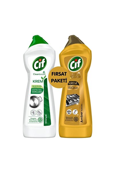 Cif Krem Gold 750 Ml + Cif Amonyak 750 Ml