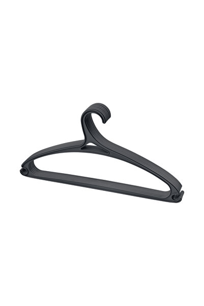Cosiness Чорна модна вішалка для одягу - упаковка з 6 штук