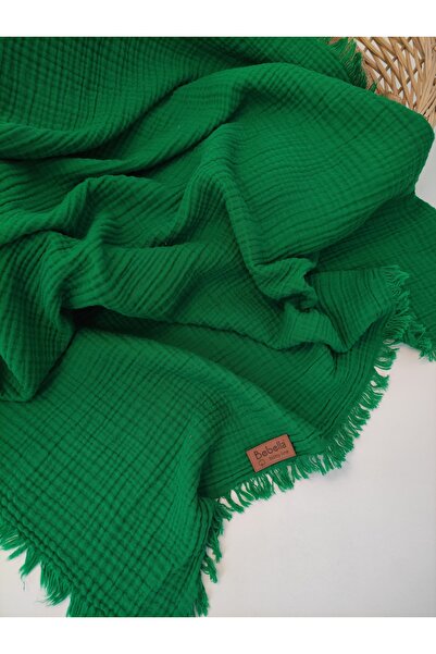 Bebella 4 Layer Muslin Fringed 100% Cotton Baby Stroller - 100x120 cm Gift