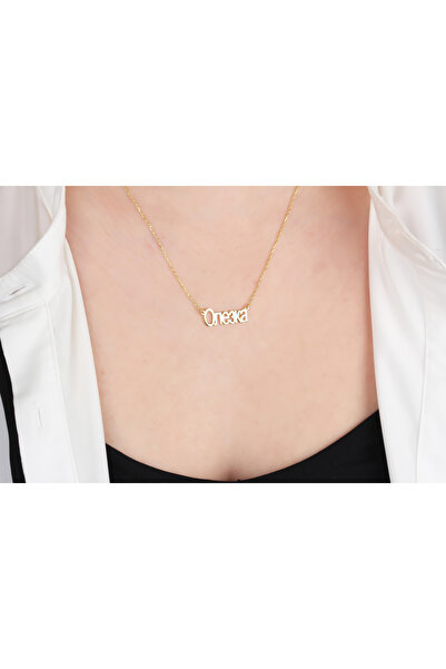 Glorria Kişiye Özel Rusça İsimli Kiril Alfabesi Gümüş Kolye