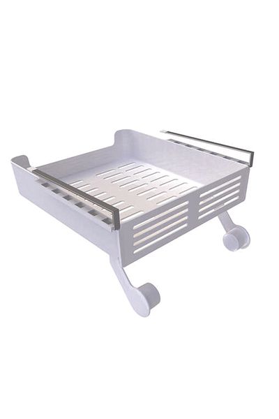 Prima Nova Rolf Kitchen Organizer - Shelf Paper Towel Holder, White, 34.5 cm