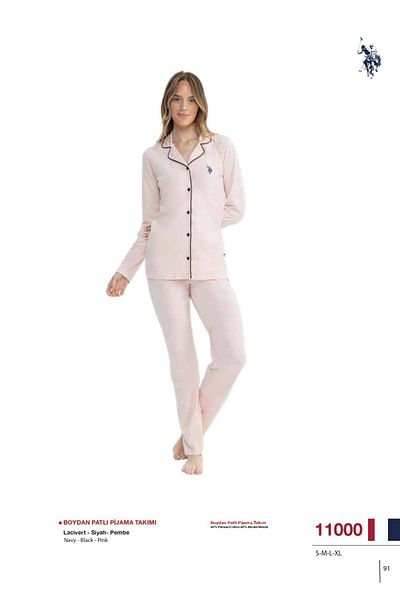 U.S. Polo Assn. Set de pijamale model 11000