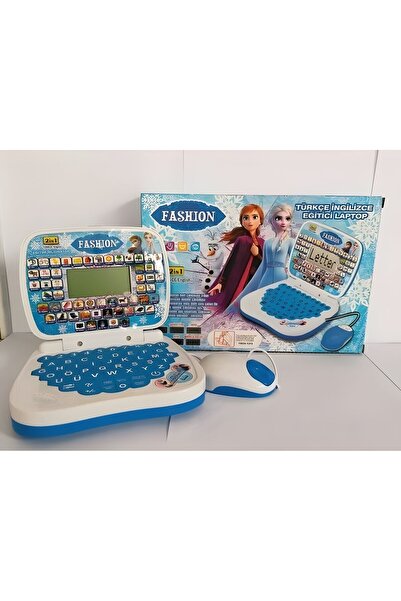 Cango Karlar Ülkesi Elsa Eğitici Oyuncak Bilgisayar Oyuncak Laptop Türkçe Ing...