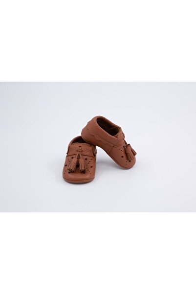 Li Puna - Royal Series Tan 100% Leather Baby First Step Shoes