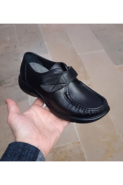 EBRU COMFORT WOMEN'S GENUINE LEATHER ORTHOPEDIC AND DIABETIC VELCRO SHOES