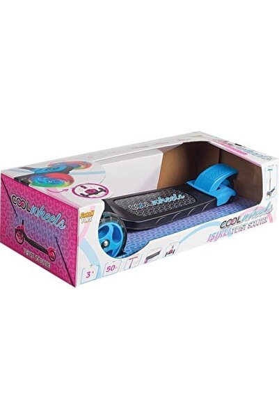 Furkan Toys Mavi Led Işıklı 3 Tekerlekli Yükseklik Ayarlı Scooter