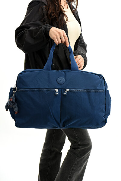 YOGII Asco Model Unısex Büyük Boy Su Geçirmez Krinkıl Kumaş Çapraz Ve Omuz As...